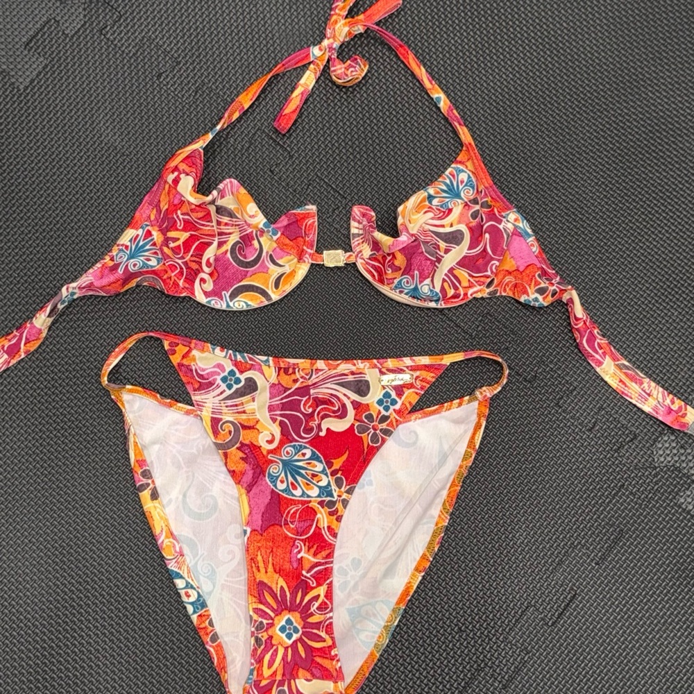 Colorful Floral Bikini Set